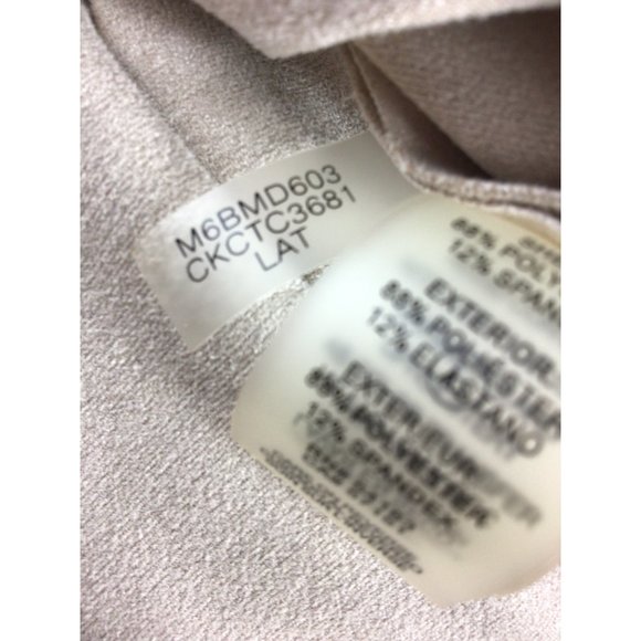 Calvin Klein Blouse Suede-like Large rear zipper Excellent condition - Picture 8 of 9